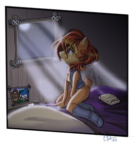Sally in the Moonlight (color)